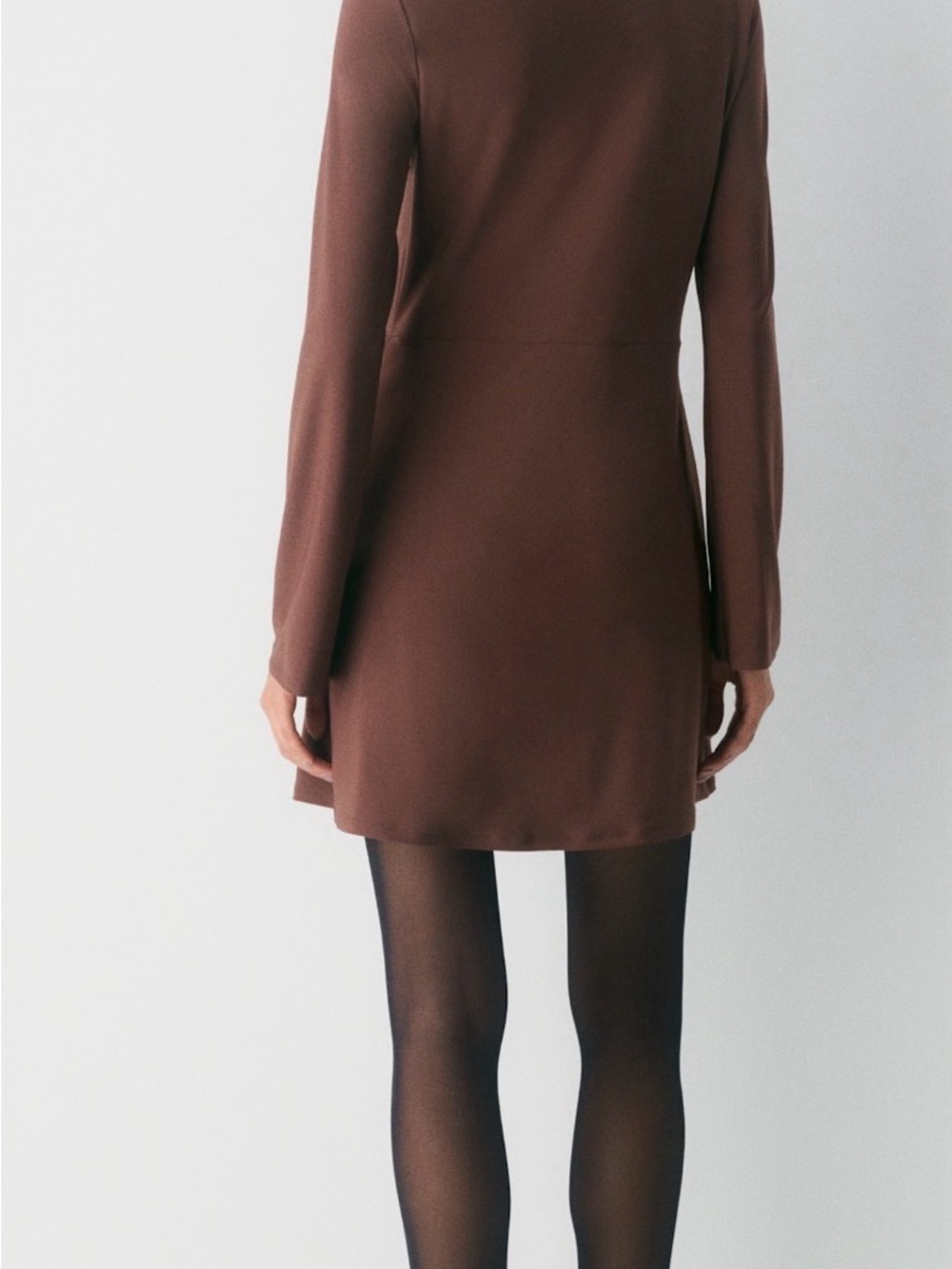 Aritzia Babaton Swan Mini Dress NWT-black - Picture 2 of 8